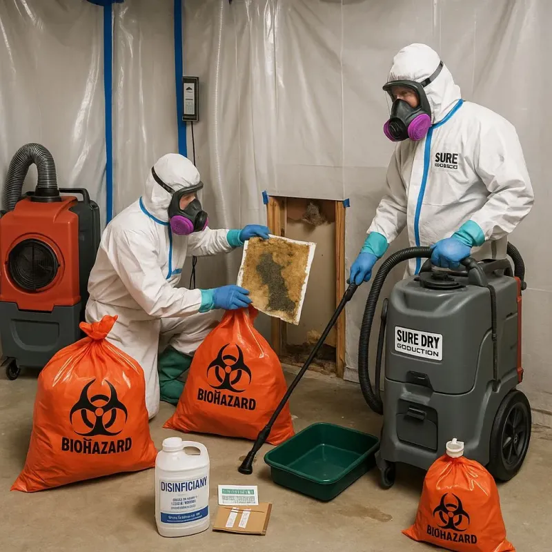 Contaminated Water Handling Protocols process in Onalaska, TX