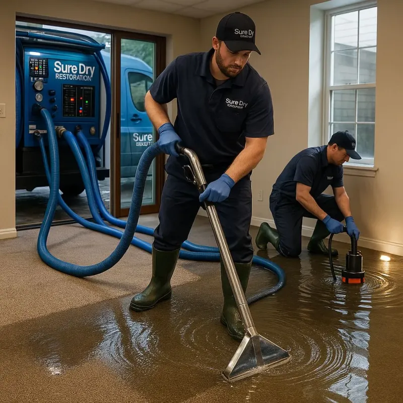 Water Extraction and Removal process in Onalaska, TX
